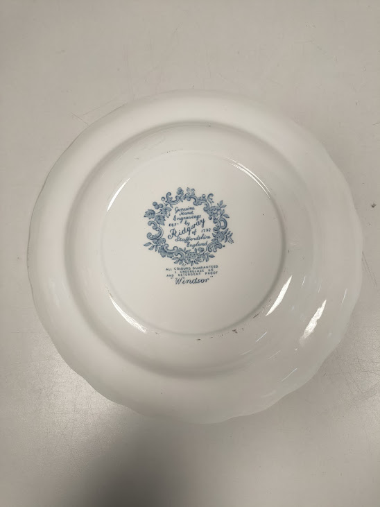 Set 10 Piatti in Ceramica Inglese della Manifattura Ridgway Vintage Anni '70
