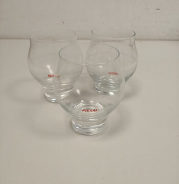 Set 3 Bicchieri Originali Amaro Averna da 16 cl Anno 2008