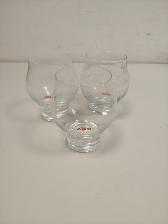 Set 3 Bicchieri Originali Amaro Averna da 16 cl Anno 2008