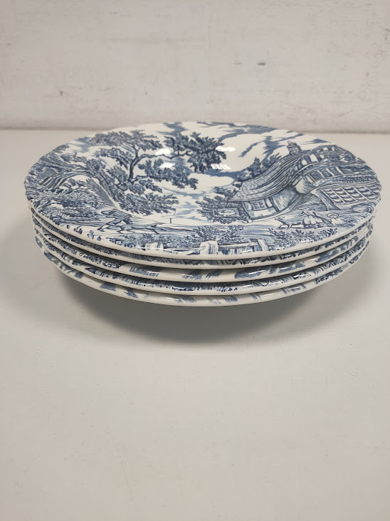 Set 5 Piatti in Ceramica della Collezione "The Hunter" Vintage Anni '80