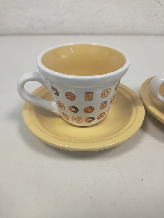 Set di 3 tazzine con piattini da Caffè della Collezione Mulino Bianco 2016