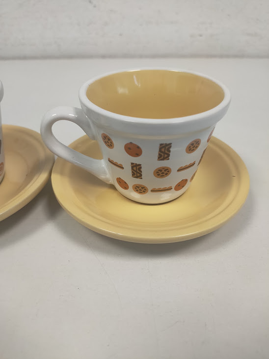 Set di 3 tazzine con piattini da Caffè della Collezione Mulino Bianco 2016
