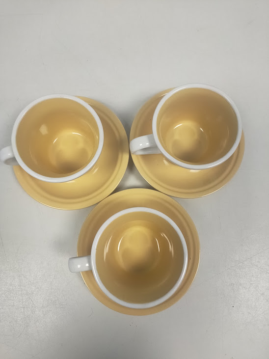 Set di 3 tazzine con piattini da Caffè della Collezione Mulino Bianco 2016