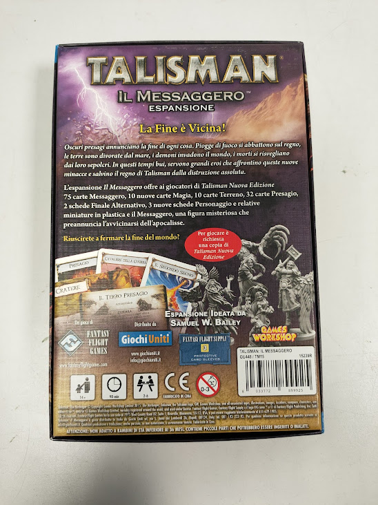 Talisman: Il Messaggero, Espansione in Italiano per la Quarta Edizione 2015