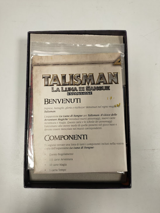 Talisman: La Luna di Sangue, Espansione in Italiano per la Quarta Edizione 2012