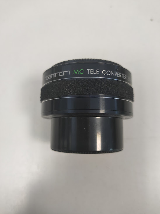 Teleconvertitore Tamron MC 2x con Anello di Messa a Fuoco Ruvido Anni 80