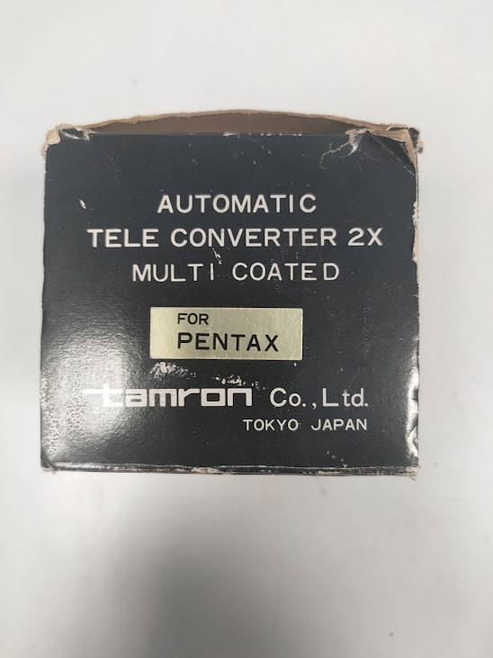 Teleconvertitore Tamron MC 2x con Anello di Messa a Fuoco Ruvido Anni 80