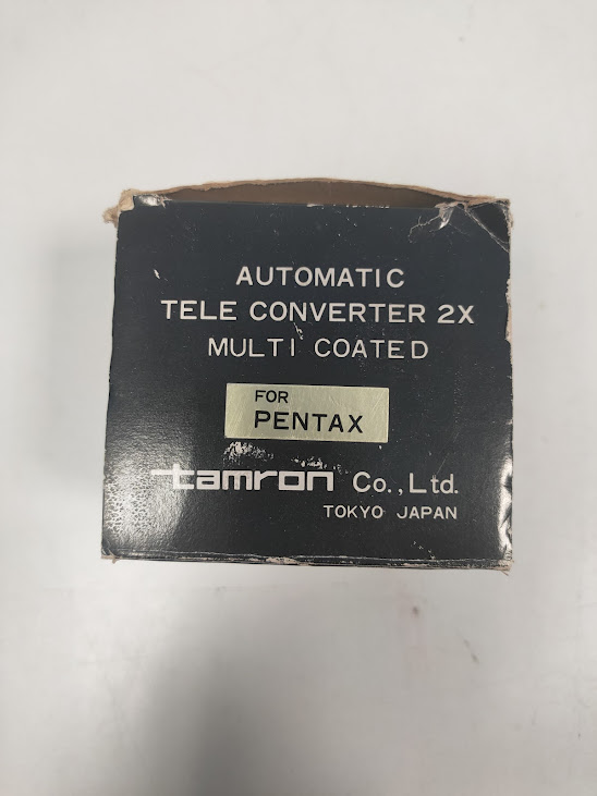 Teleconvertitore Tamron MC 2x con Anello di Messa a Fuoco Ruvido Anni 80