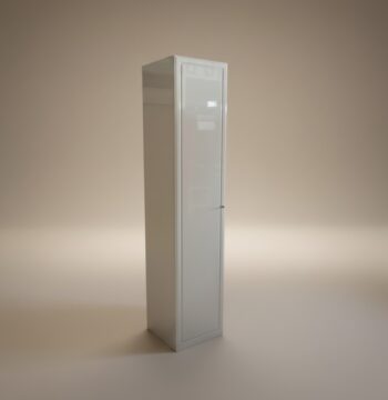 Colonna 5 ripiani (bianco laccato )