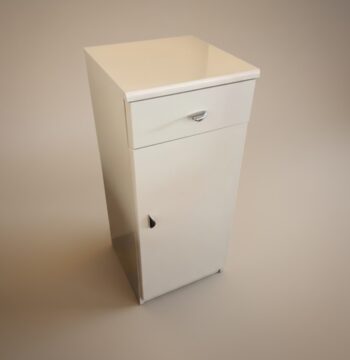 Mobile bagno laccato bianco