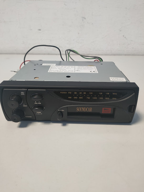 Autoradio con Lettore Cassette Soundcar Modello MT-125 vintage Anni '80