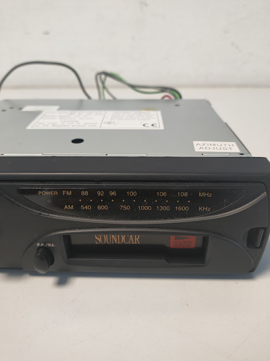 Autoradio con Lettore Cassette Soundcar Modello MT-125 vintage Anni '80