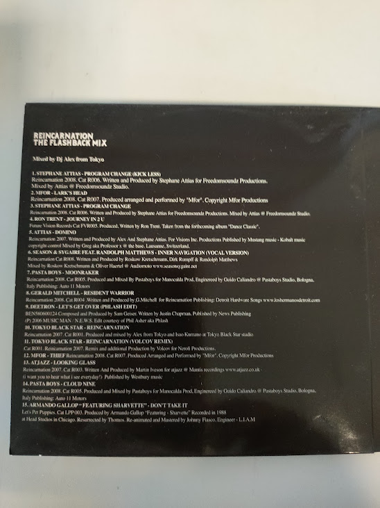 CD Reincarnation Flashback Mix Anno 2008
