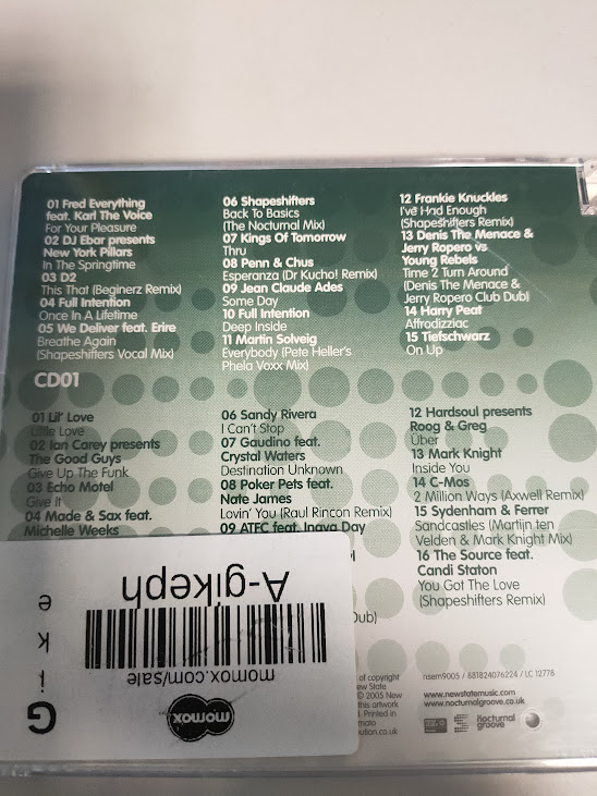 CD Shapeshifters Present House Grooves Vol.2 2005
