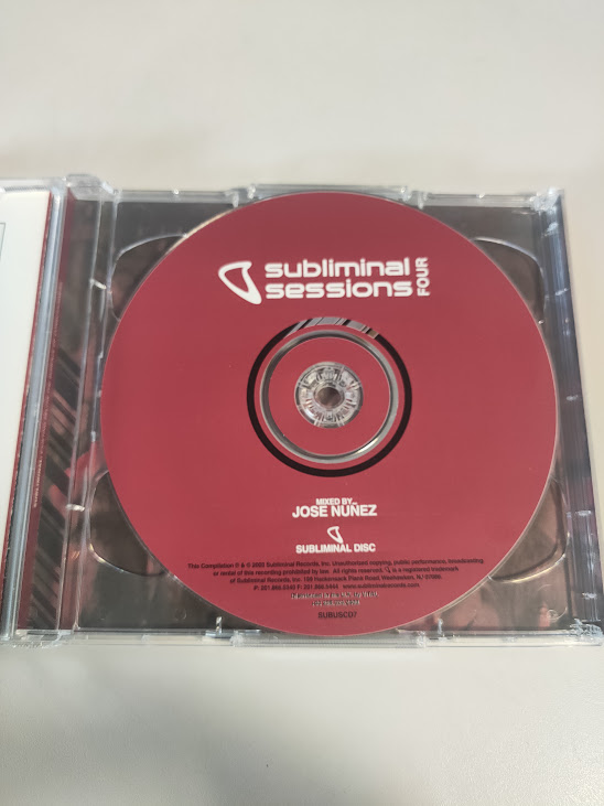 Cofanetto CD Subliminal Session Jose Nunez Who da Funk