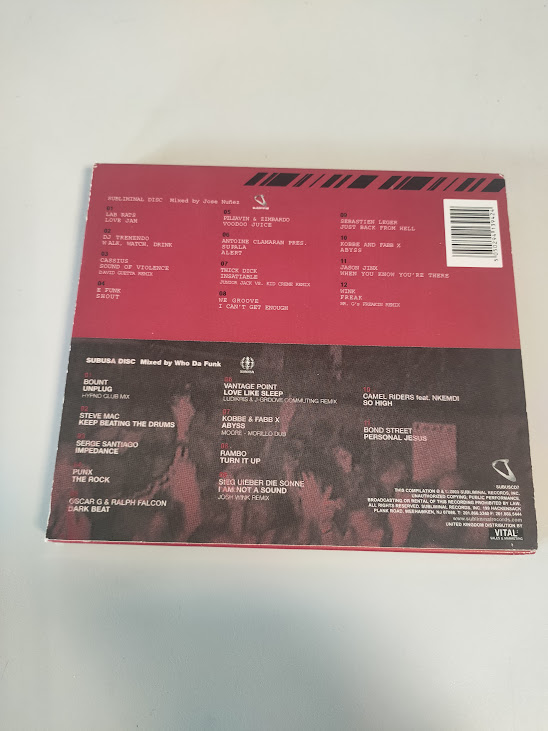 Cofanetto CD Subliminal Session Jose Nunez Who da Funk