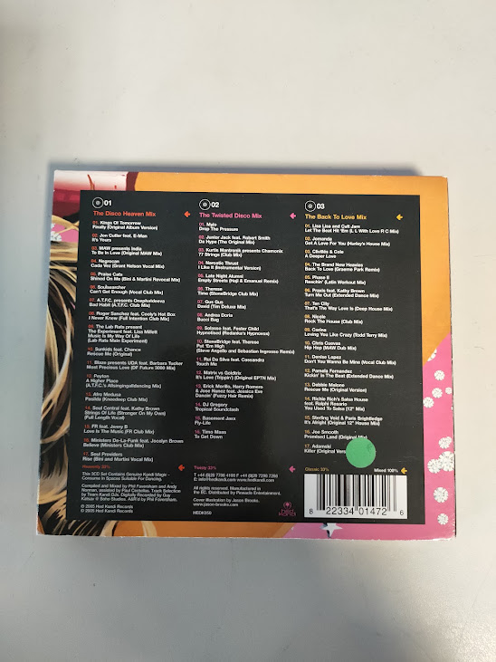 Compilation in Formato Triplo CD di Musica House Hed Kandi: The Mix 50 Anno 2005