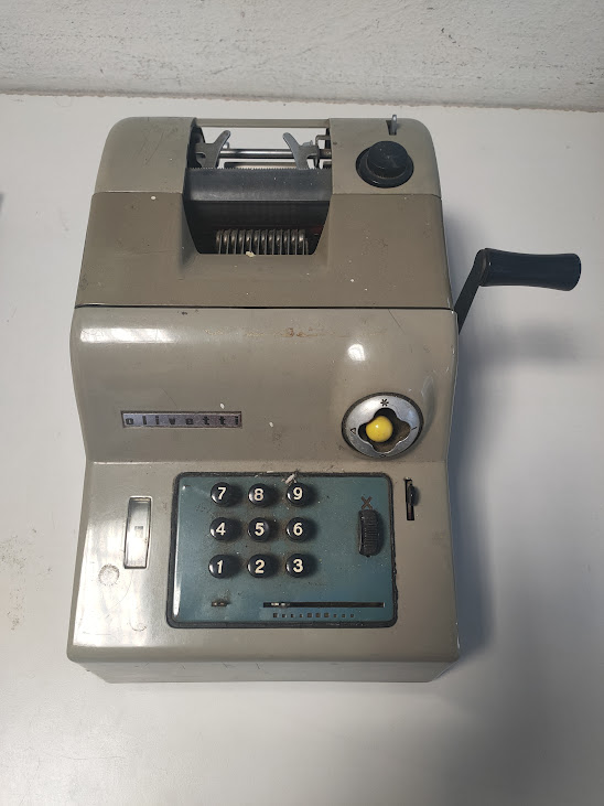 Calcolatrice Olivetti Summa 15 Originale Anni '50