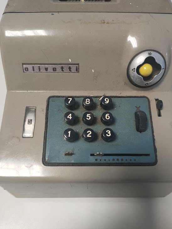 Calcolatrice Olivetti Summa 15 Originale Anni '50