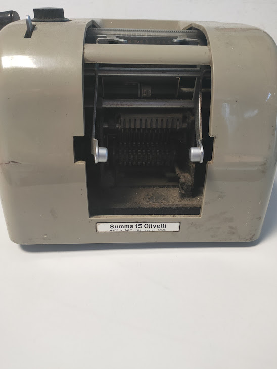 Calcolatrice Olivetti Summa 15 Originale Anni '50
