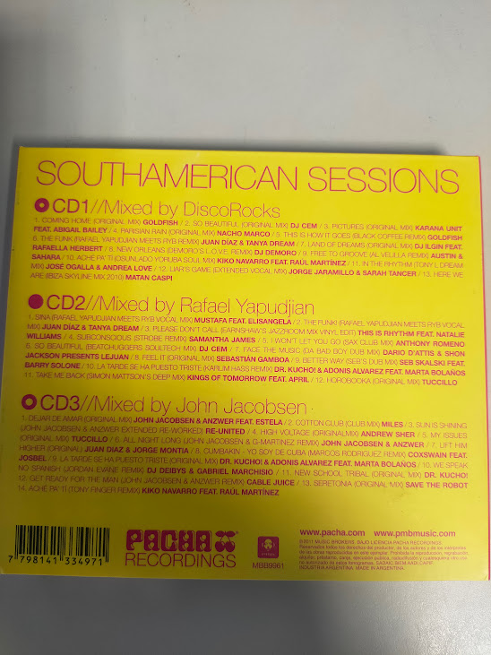 Cofanetto CD Pacha Brazil Southamerican Sessions