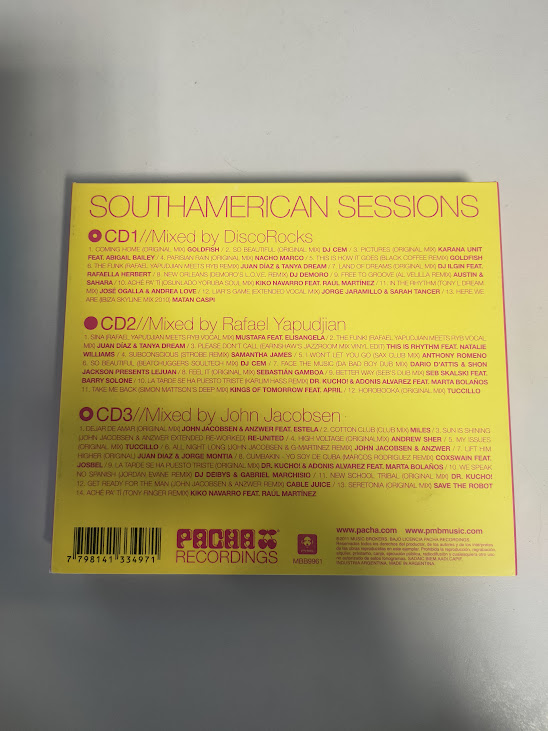 Cofanetto CD Pacha Brazil Southamerican Sessions