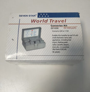 Convertitore di tensione da viaggio Seven Star World Travel Converter Kit SS1650