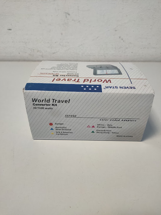 Convertitore di tensione da viaggio Seven Star World Travel Converter Kit SS1650