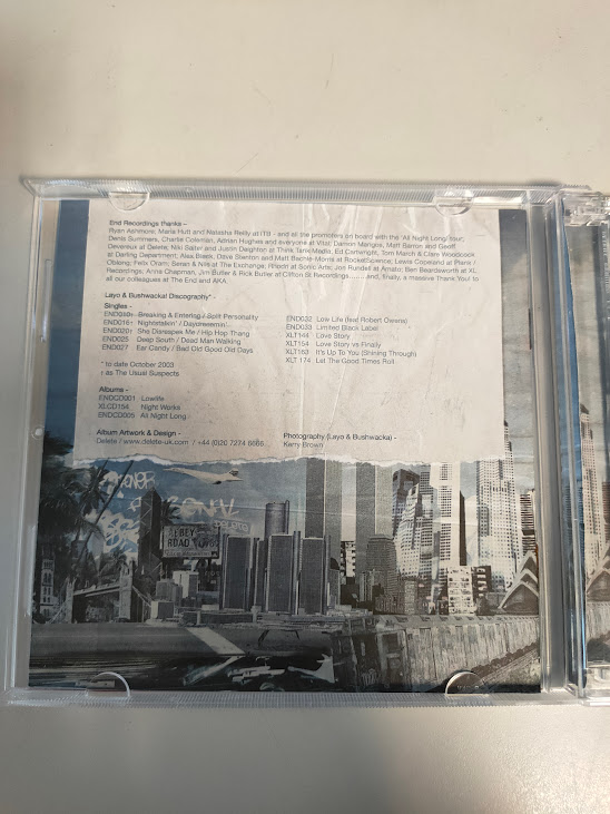 CD mixato All Night Long di End Recordings