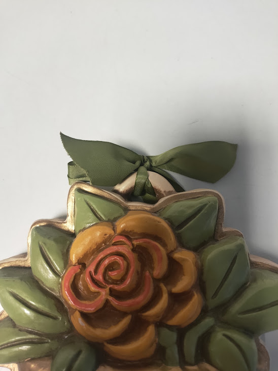 Formella da Parete Thun in Ceramica Decorata a Mano Vintage Anni 2000