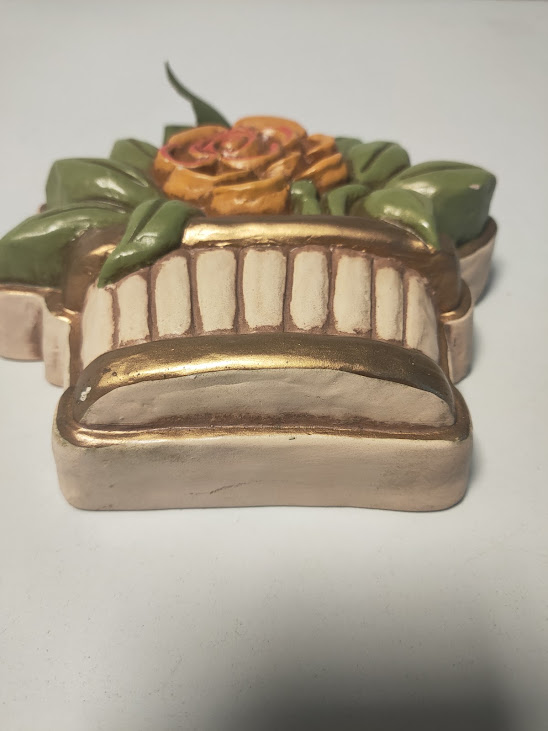 Formella da Parete Thun in Ceramica Decorata a Mano Vintage Anni 2000