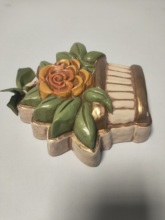 Formella da Parete Thun in Ceramica Decorata a Mano Vintage Anni 2000