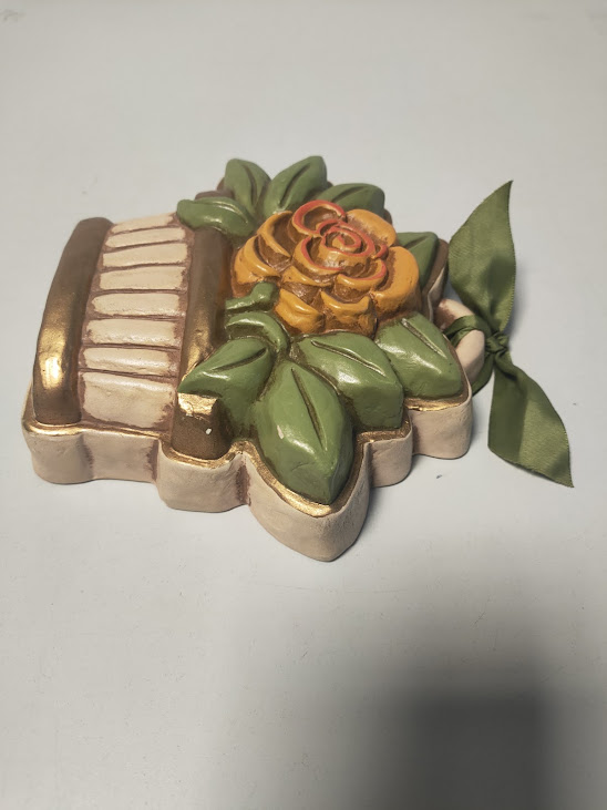 Formella da Parete Thun in Ceramica Decorata a Mano Vintage Anni 2000