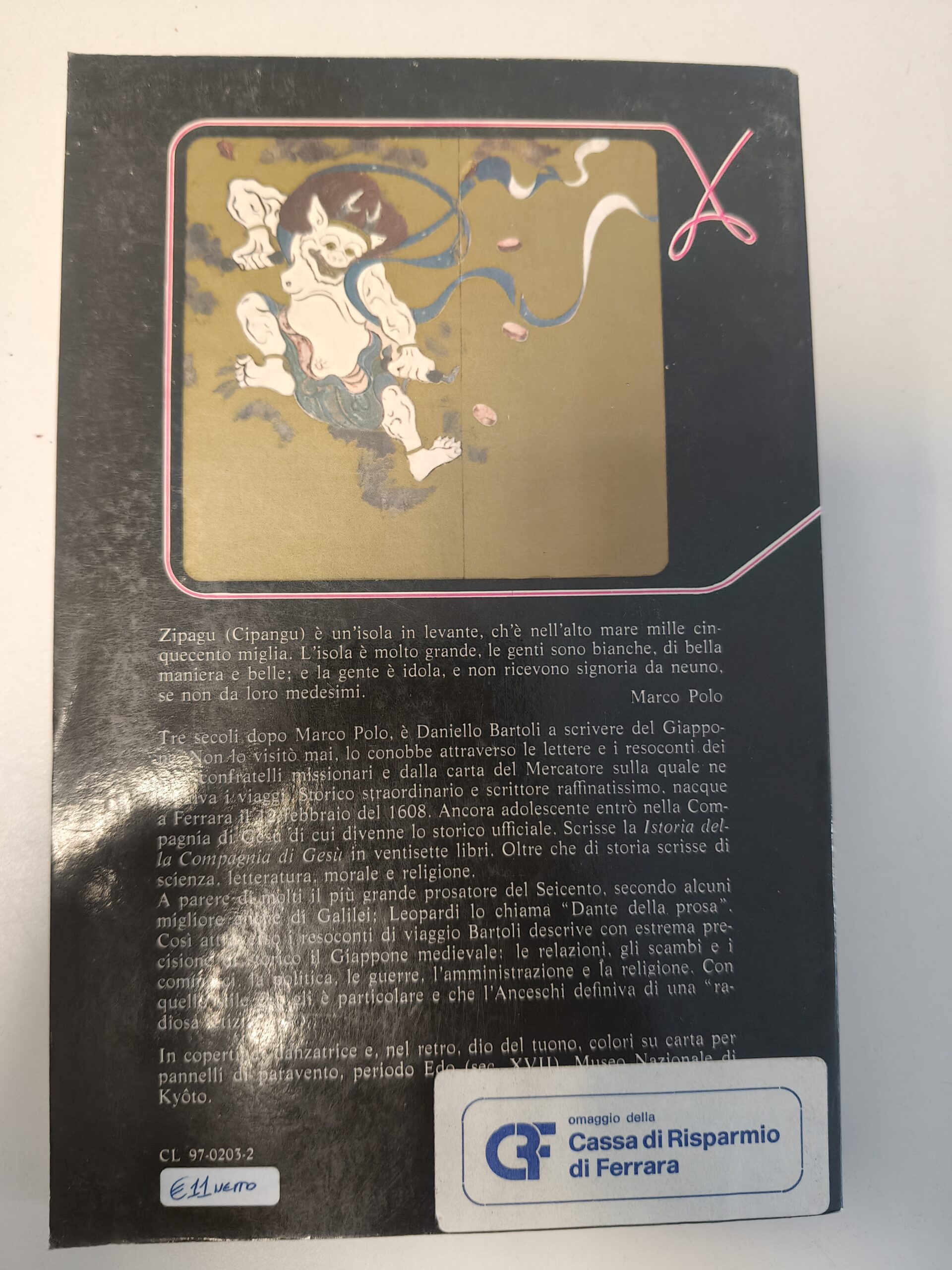 Libro Giappone Istoria della Compagnia di Gesù di Danielo Bartoli