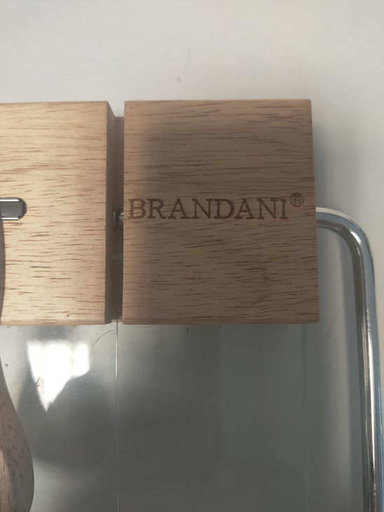 Kit Servi-Formaggio in vetro e legno Brandani Anni 2010