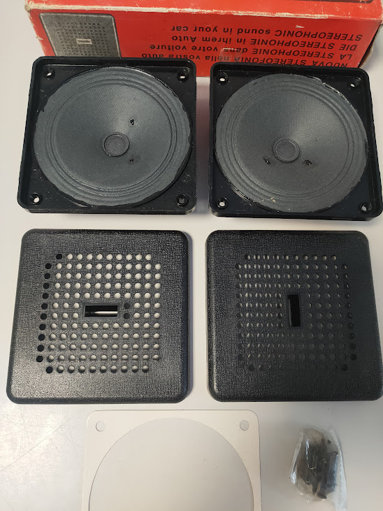 Kit di Altoparlanti 14W "Uniblock System" per Auto Vintage Anni '70