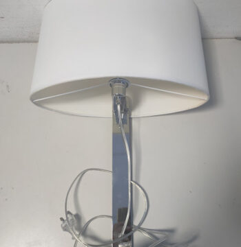 Lampada da Tavolo "Ideal Lux Desirèe TL1"con Paralume Cilindrico Anni 2000