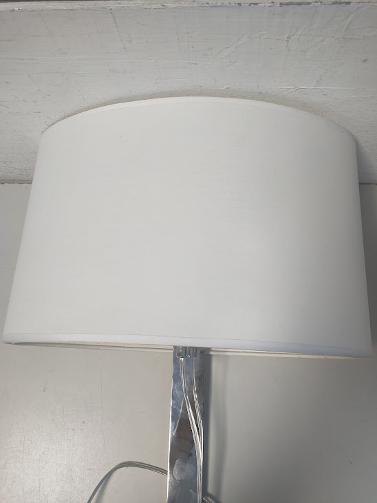 Lampada da Tavolo "Ideal Lux Desirèe TL1"con Paralume Cilindrico Anni 2000