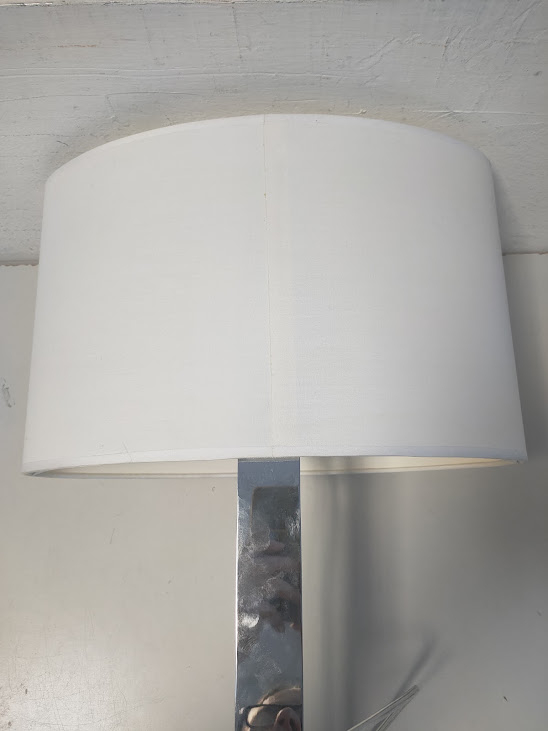 Lampada da Tavolo "Ideal Lux Desirèe TL1"con Paralume Cilindrico Anni 2000