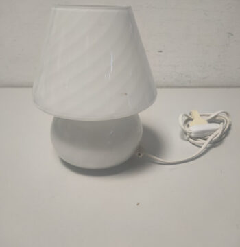 Lampada da Tavolo Perenz in Vetro Rigadin Anni '90