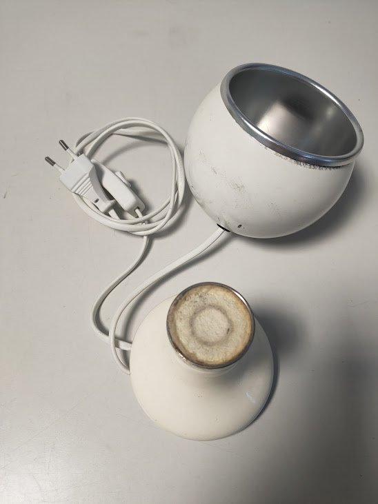 Lampada da comodino con Calamita Magnetica "Luci" Mod. C-414 Vintage Anni '70