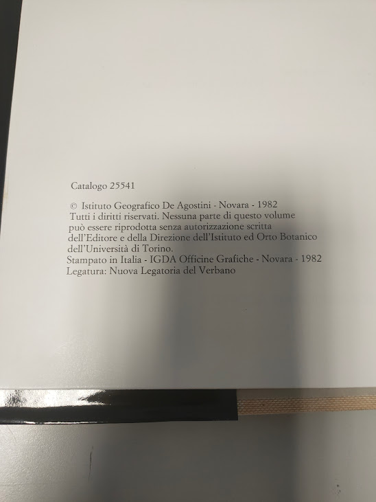 Libro Flora Ornamentale Dall'Iconographia Taurinensis 1982