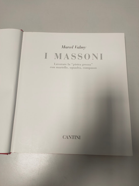 Libro I Massoni Marcel Vamy Cantini 1991