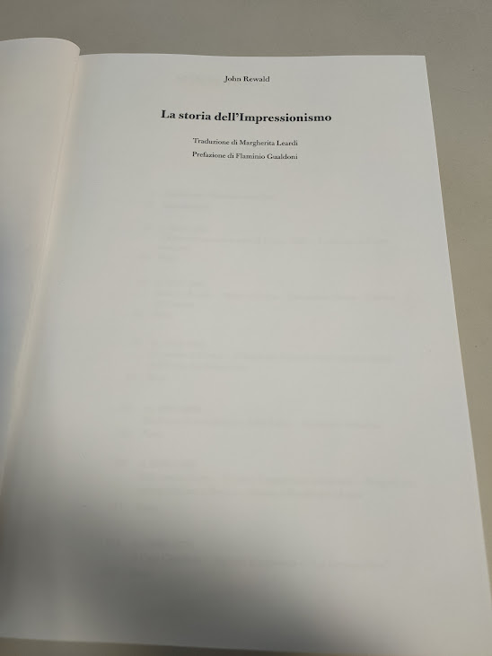 Libro La Storia Dell'Impressionismo John Rewald 2019