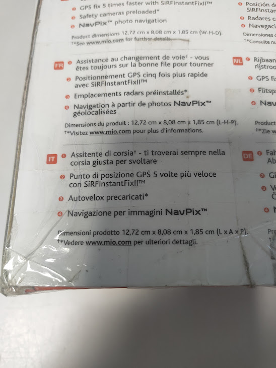 Navigatore GPS per Auto Mio Moov M400 Vintage Anni 2000