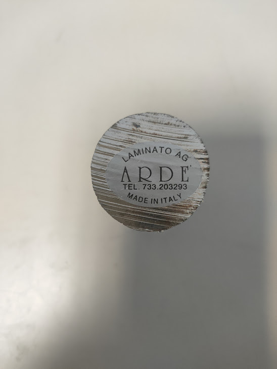 Oggetto Decorativo a Forma di Tappo da Spumante/Champagne Laminato in Argento