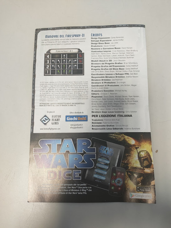 Pacchetto di Espansione Firespray-31 Star Wars: X-Wing Anno 2013