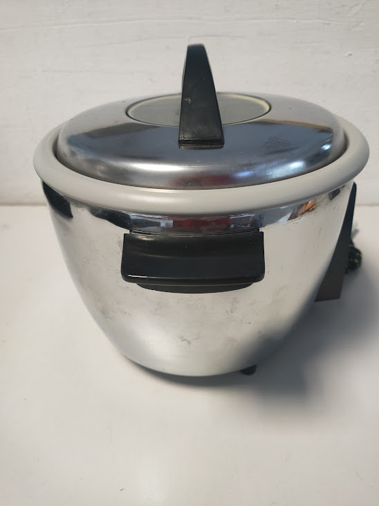 Pentola Cuociriso Elettrico Toshiba in Metallo Anni '90