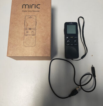 Registratore Vocale Digitale Portatile 8 GB della Marca Miric 2020