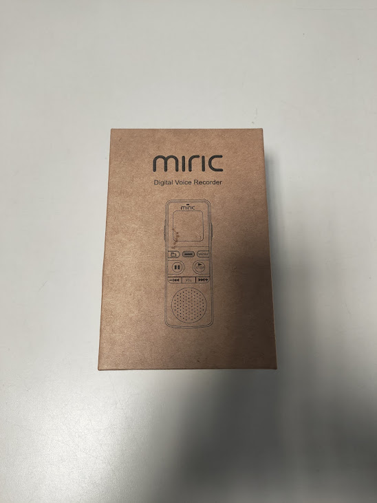 Registratore Vocale Digitale Portatile 8 GB della Marca Miric 2020